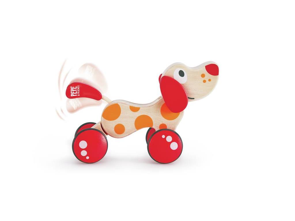 Hape pull outlet along puppy