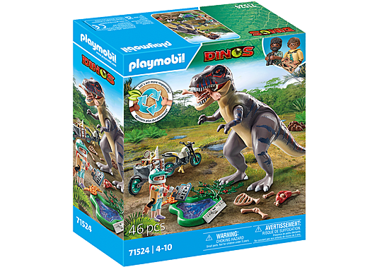 Playmobil 71524 T-Rex trace path