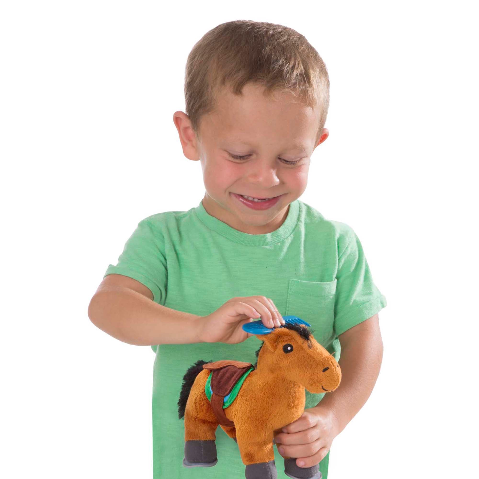 Melissa Doug Feed Groom Horse Care Play Set The Baby Farm