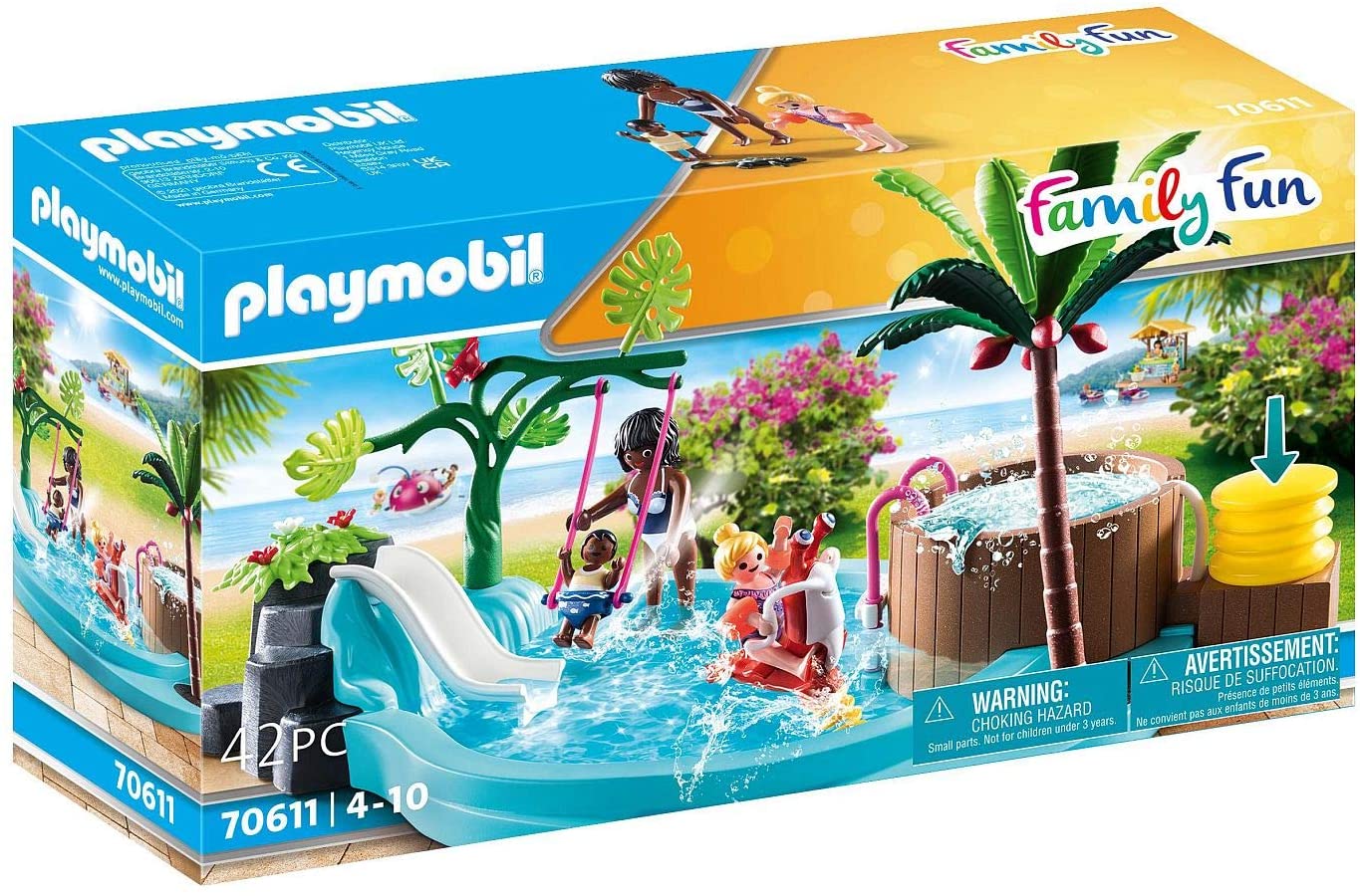 Playmobil swimming pool with terrace online